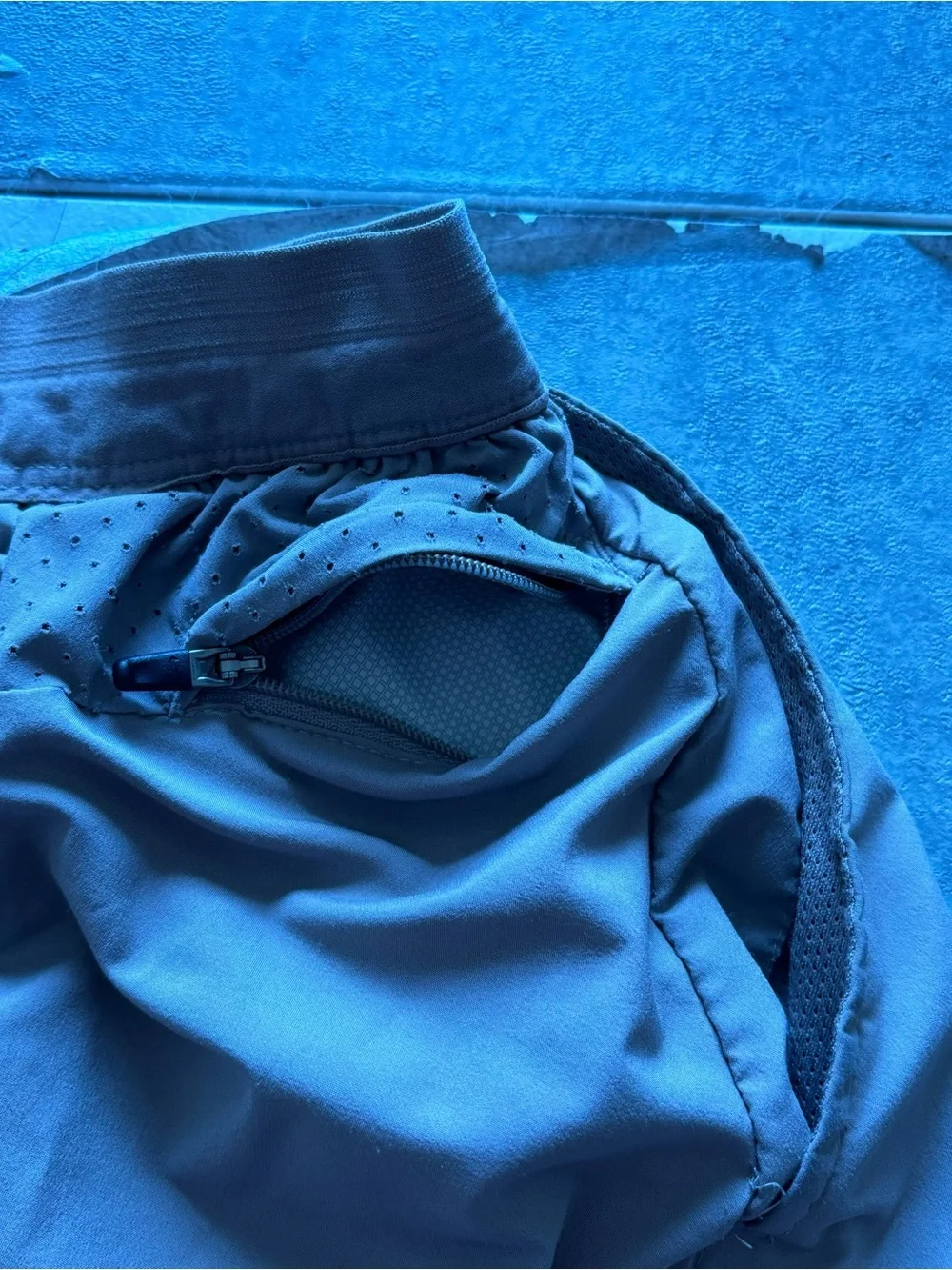 Tan nike running shorts